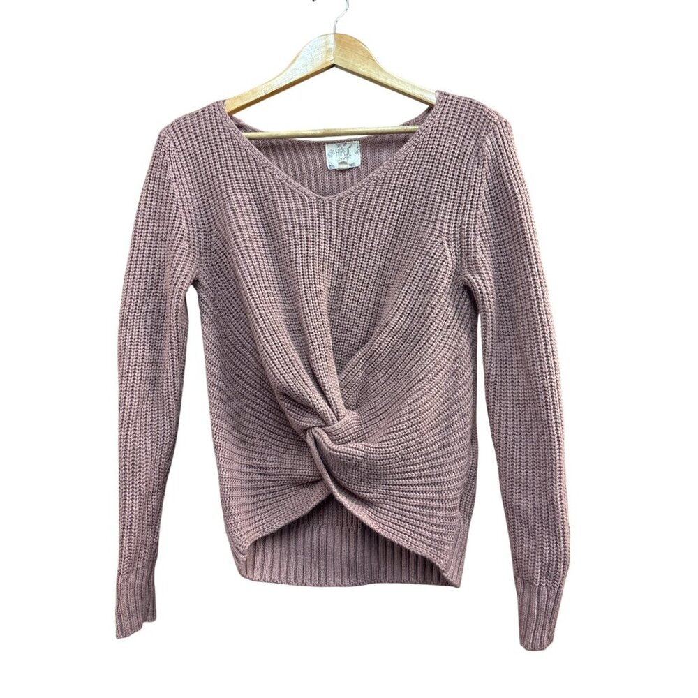 Hippie Rose Women's Twist Knit Sweater Small